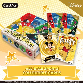 CARDFUN 디즈니 x 파리 게임 올스타 스포츠 소장 트레이딩 카드, 어린이 선물, 80 개