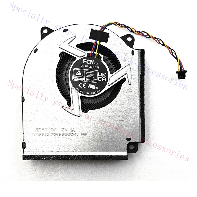 New For Asus ROG Strix G18 G814 G814J G814JI G814JV / Strix SCAR 18 G834 G834J G834JY G834JZ Laptop GPU Cooling Fan DC12V