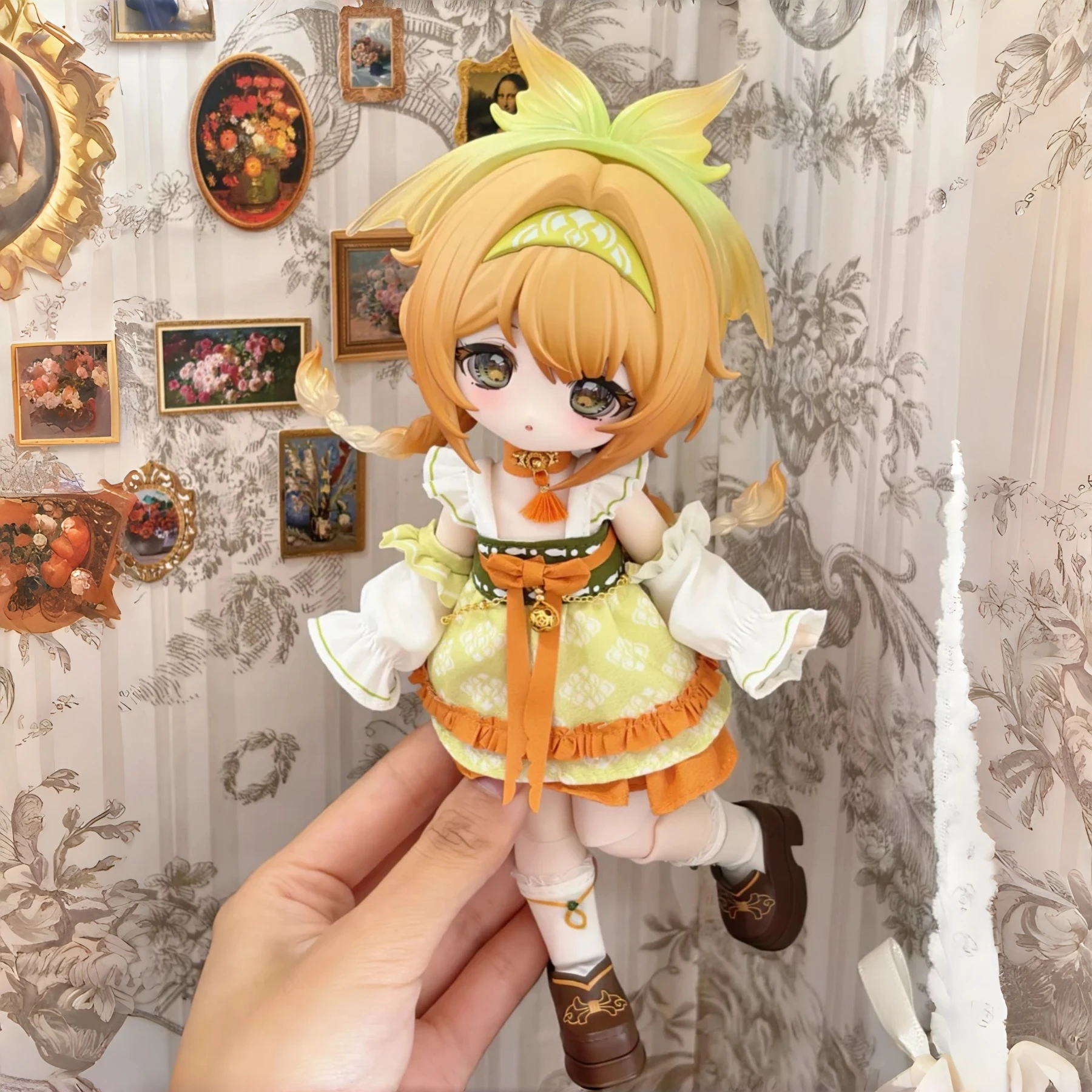 Come4free Cute Bjd Doll Blind Box Movable Joint Action Figure Model Doll Dressable Collectible Anime Character Desktop Toy