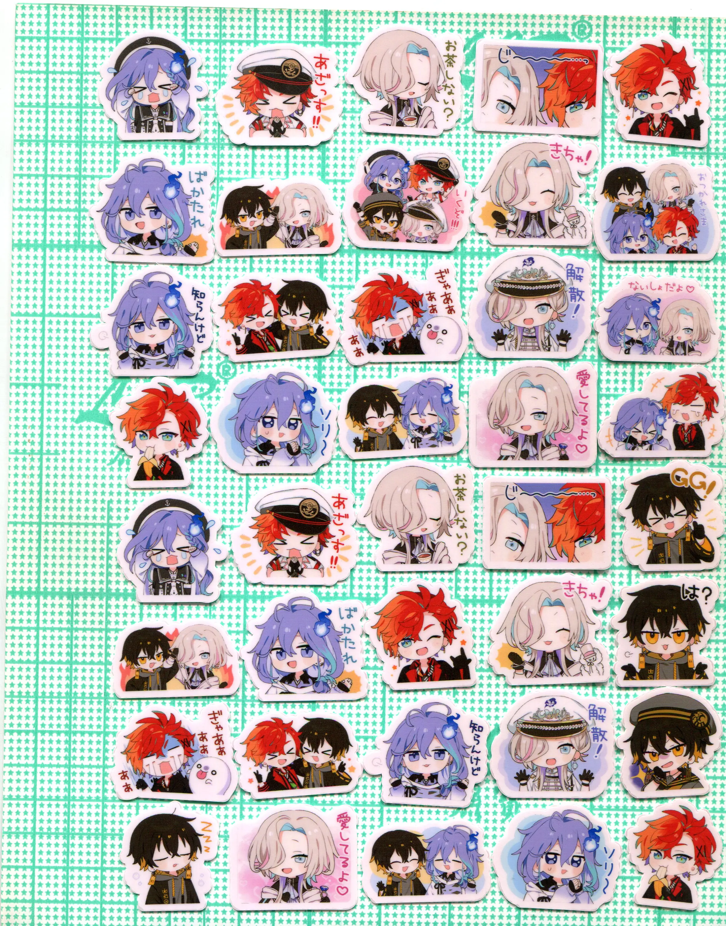 UPROAR!!  40pcs 3cm DIY Sticker Z 1449