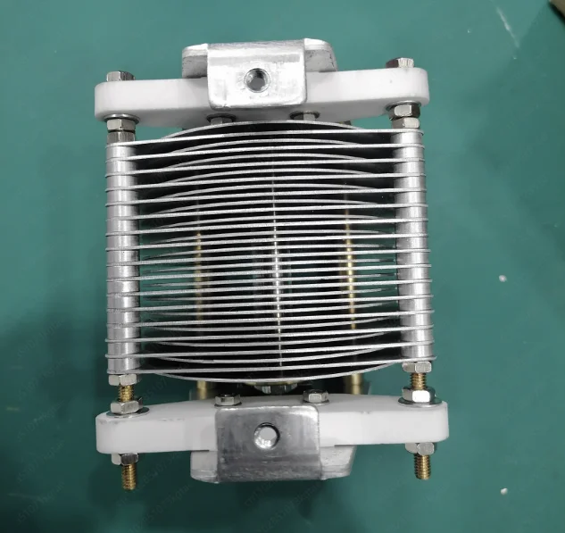 High-Power Air Variable Capacitor Semi-Handmade Air-Adjusted Capacitor Capacity 500P Capacitor 1000V