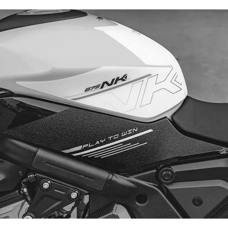 For CFMOTO 675NK 2025, Side Decal Motorcycle Gas Knee Protector, Sticker, Tank Traction Pad