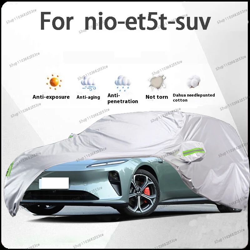 

Чехол для автомобиля Nio Et5t Fit — водонепроницаемый, пылезащитный, солнцезащитный козырек (УФ), снегозащитный | Серебряное полное покрытие с защитой в течение всего дня