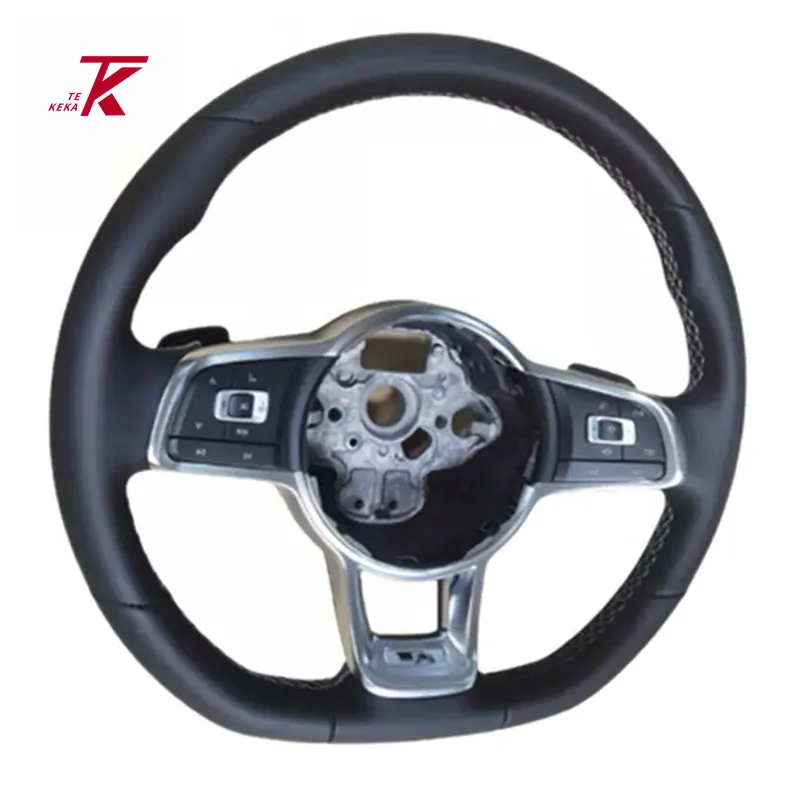 

High Quality Steering Wheel with Clutch LED Light Paddle Shifters Alcantara Carbon Fiber Steering Wheel for Audi RSQ8