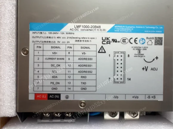 New LMF1000-20B48 Switching Power Supply 1000W