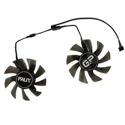 2 pçs/set 80(75MM) DIYTH8015S2H-PCC02,Ventilador de placas gráficas,Refrigerador GPU,para Palit WinFast GTX 1650 SUPER GP OC,para Palit WinFast GTX 1650 SUPER GP