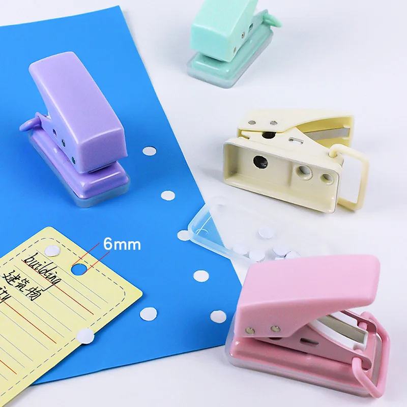 Mini Single Hole Circular Hole Punching Machine Pliers For Urine Carrying Diy Hand Account Loose Leaf Binding Stationery