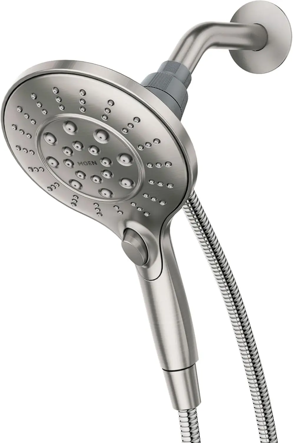 6-Function Handheld Showerhead with Magnetic Dock, Spot-Resistant Finish, Easy Installation for Flexible Showering