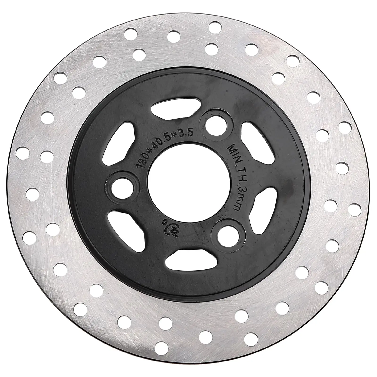 

180mm Front Brake Disc Rotor with 3 Bolt Pattern in Aluminum Alloy Fit for Chinese GY6 50cc Scooter Mopeds Taotao ATM50