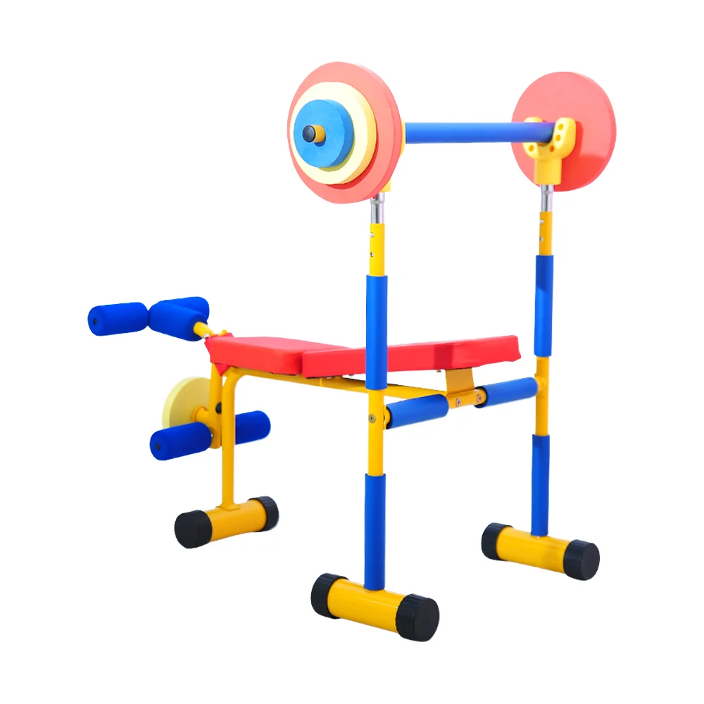 Wellshow Heavy-Duty Adjustable Weight Bench Fitness Equipment For Kids Includes Bench Press Sit Incline Bench Set ZONWINXIN