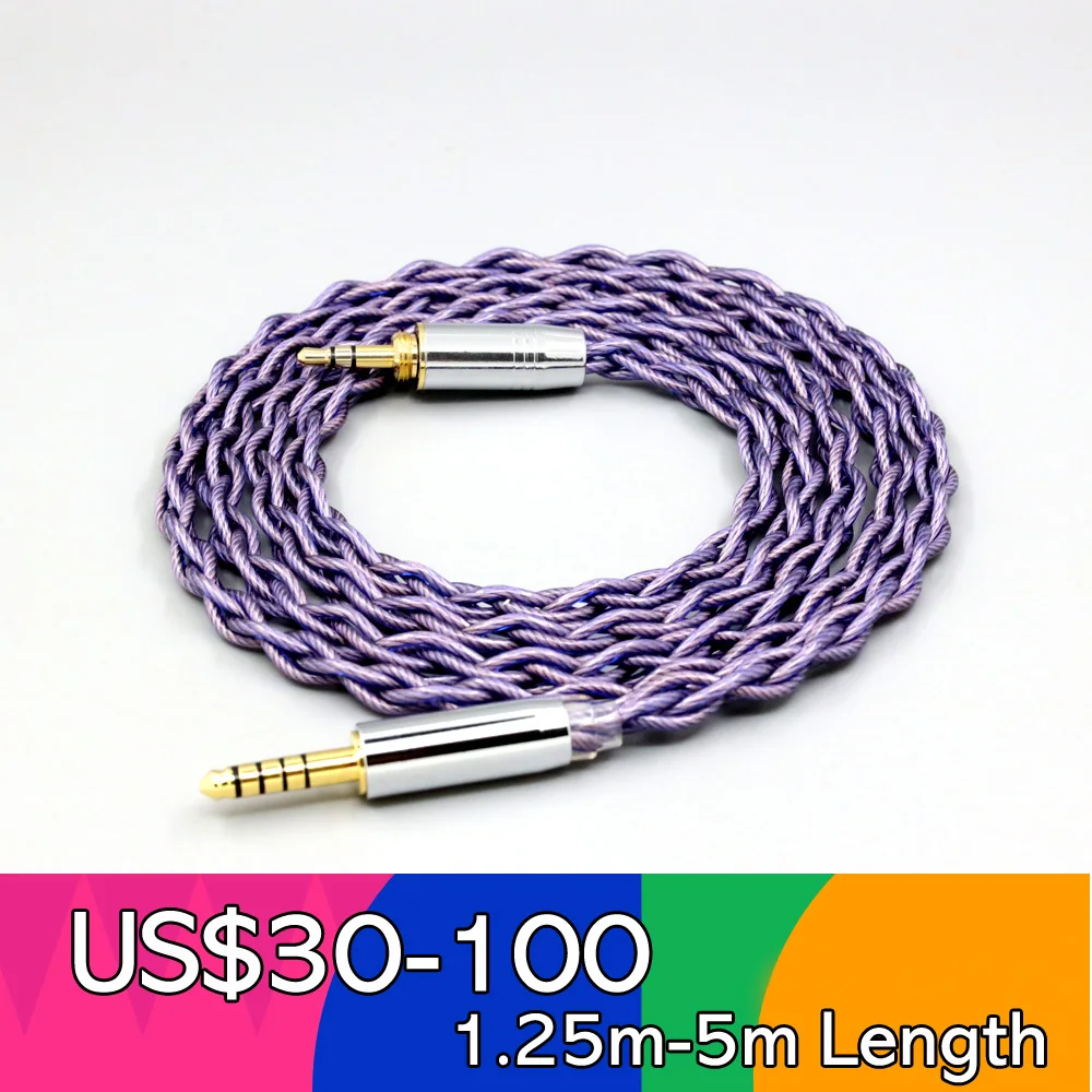 

Type2 1.8mm 140 cores litz 7N OCC Headphone Cable For Audio-Technica ATH-pro500mk2 PRO700MK2 PRO5V M50 M50RD Screw LN007907