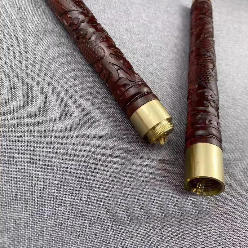 Outdoor Tragbare EDC Abnehmbare Palisander Retro Handgemachte Kurze Stick Auto Fenster Breaker Kampfsport Training Stick