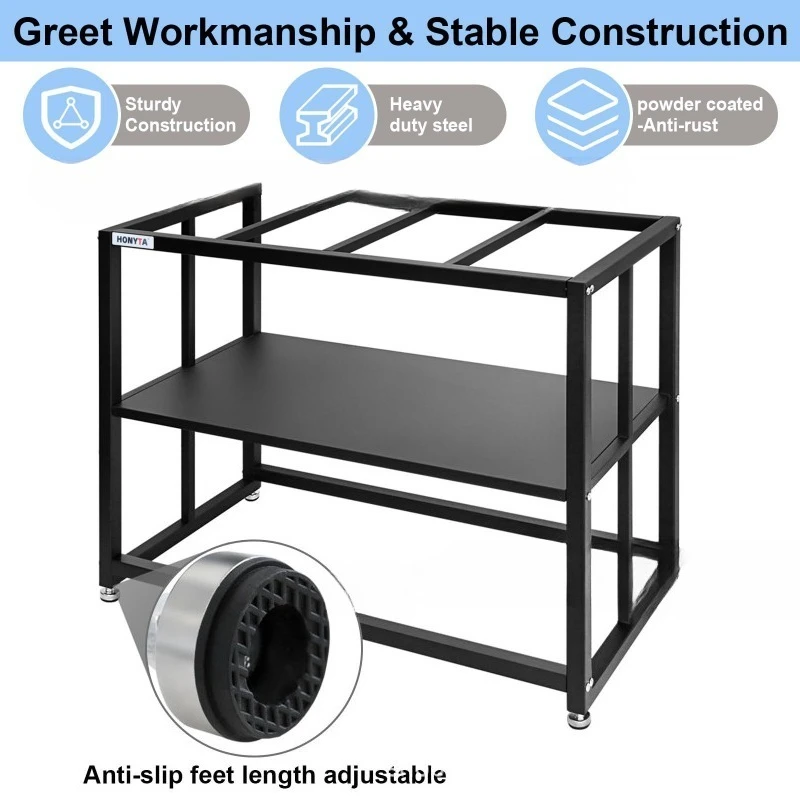 

Fish Tank Bracket, Heavy Duty Metal Aquarium Bracket, Double Layer Fit