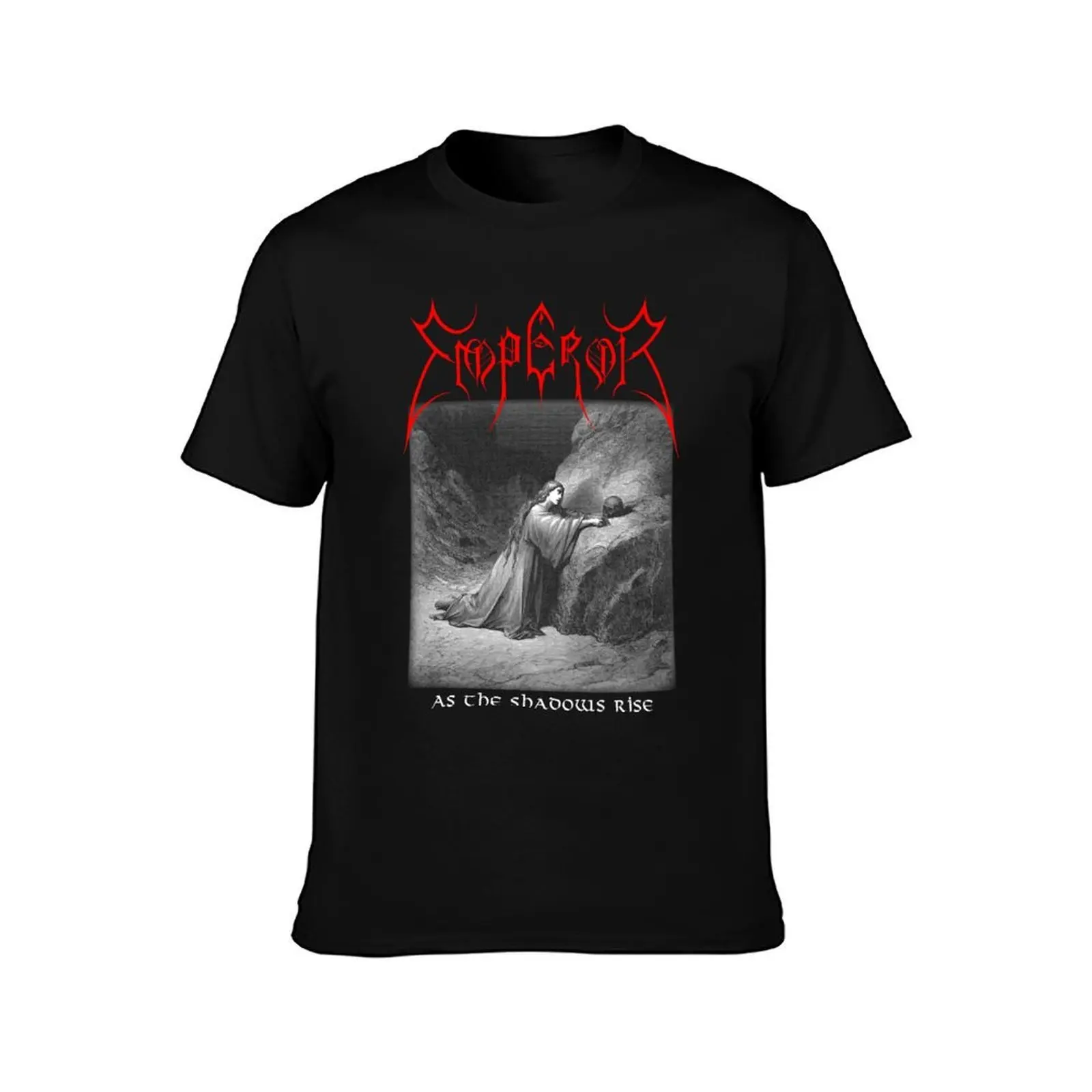 Emperor - As the Shadows Rise Classic Old School Norwegian Black Metal T-Shirt t shirt man casual T-Shirt