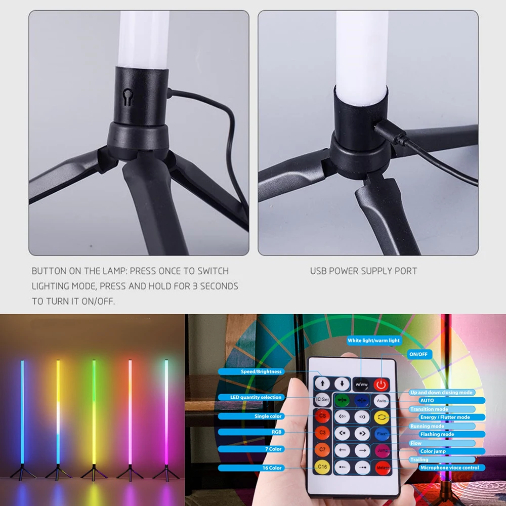 Thumbnail 2 - #31 Latest RGB Floor Lamps Offers