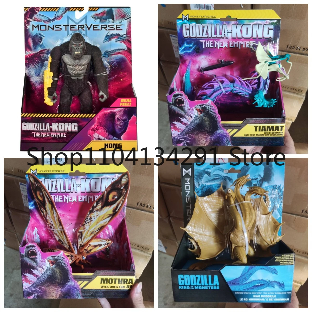 

Original “Godzilla Vs. Kong 2” Collectible Figure: Tiamat, The Three-Headed Dragon, Articulated Collectible Model Toy