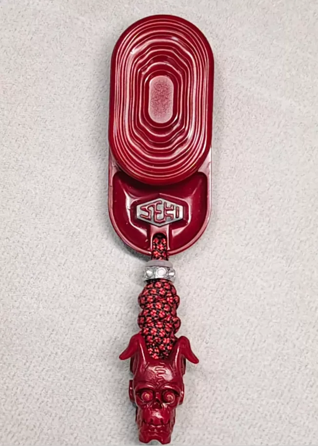 Used EDC SEKI Blood Copper Wave+Blood Copper Startling Rabbit Braided Rope Complete Set Fidget Slider Decompression Toy