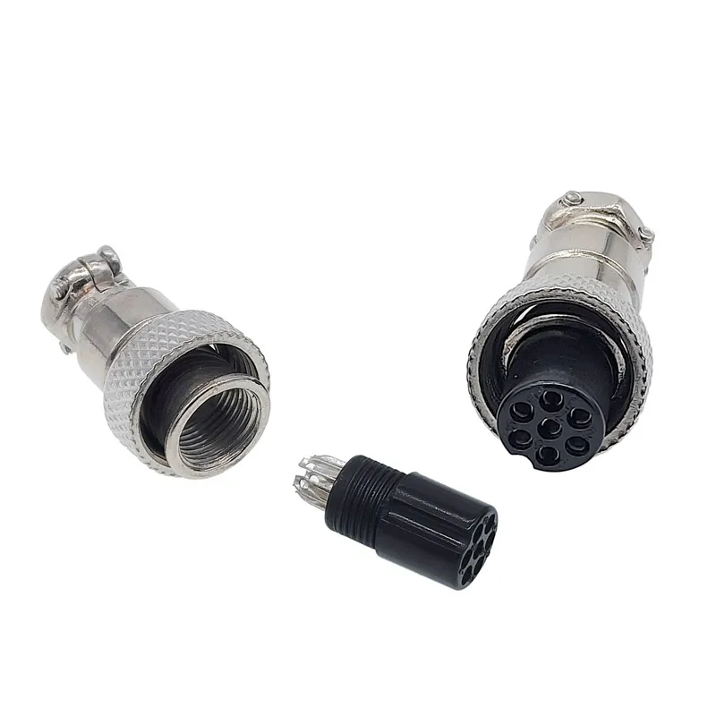 1 PCS GX12 Female Plug 12mm Aviation Connector 2 Pin 3Pin 4Pin 5Pin 6Pin 7Pin Quick Connector 5A 125V