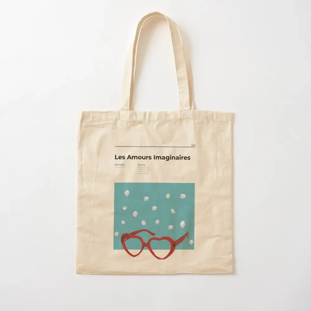 Les Amours Imaginaires - Heartbeats - Minimalist Movie Poster - Xavier Dolan Tote Bag cloth bag woman Women's bags Tote Bag