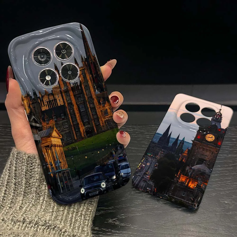 

Historic Building Street View For Redmi 9i 9A 9AT 11A 12C 13C 13R 14C 14R K40 K70E Pro Plus Wave Oil Film Phone Case