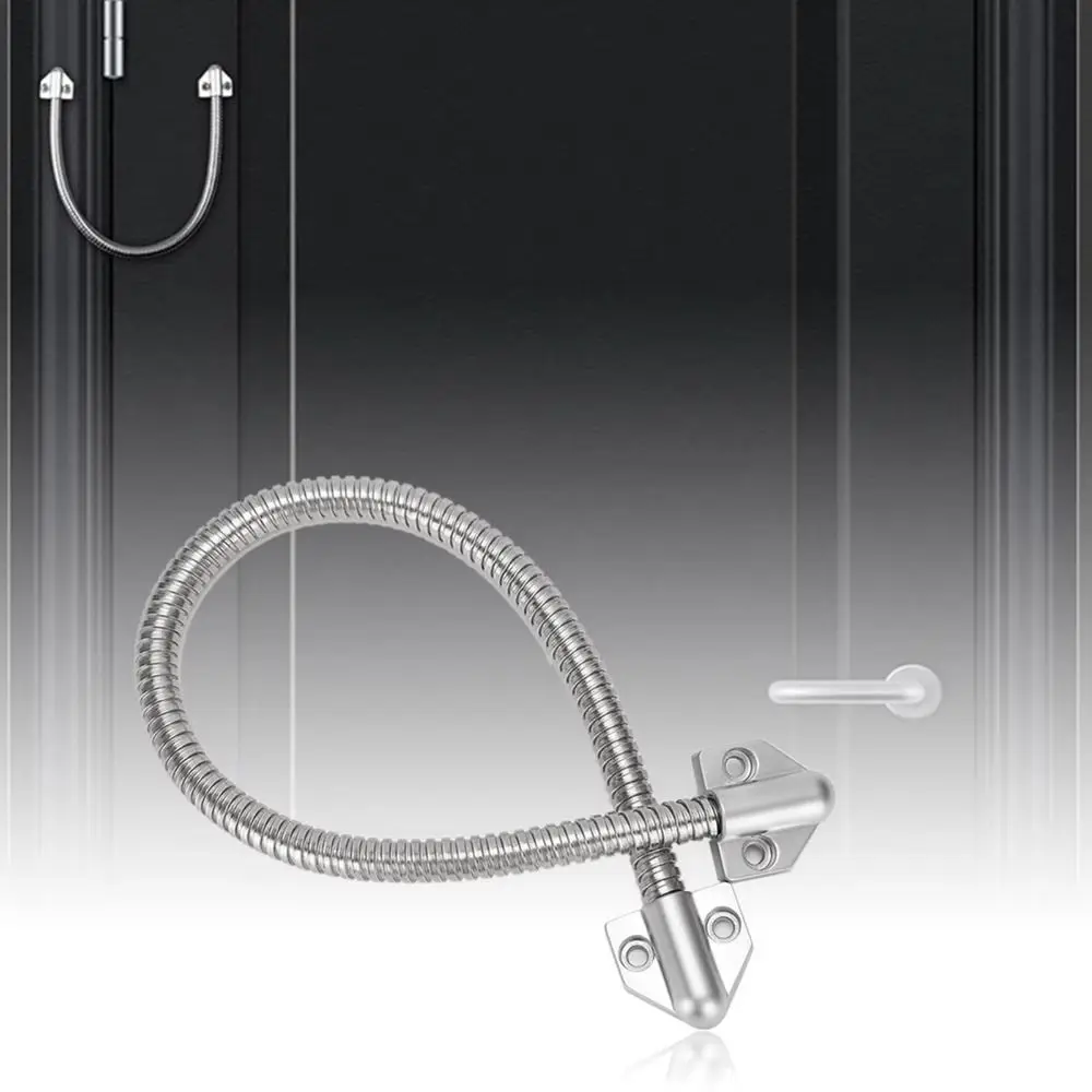 Stainless Steel Access Control Cable Metal Head Zinc Alloy Head Armored Cable Flexible Anti-pinch Wire Protector