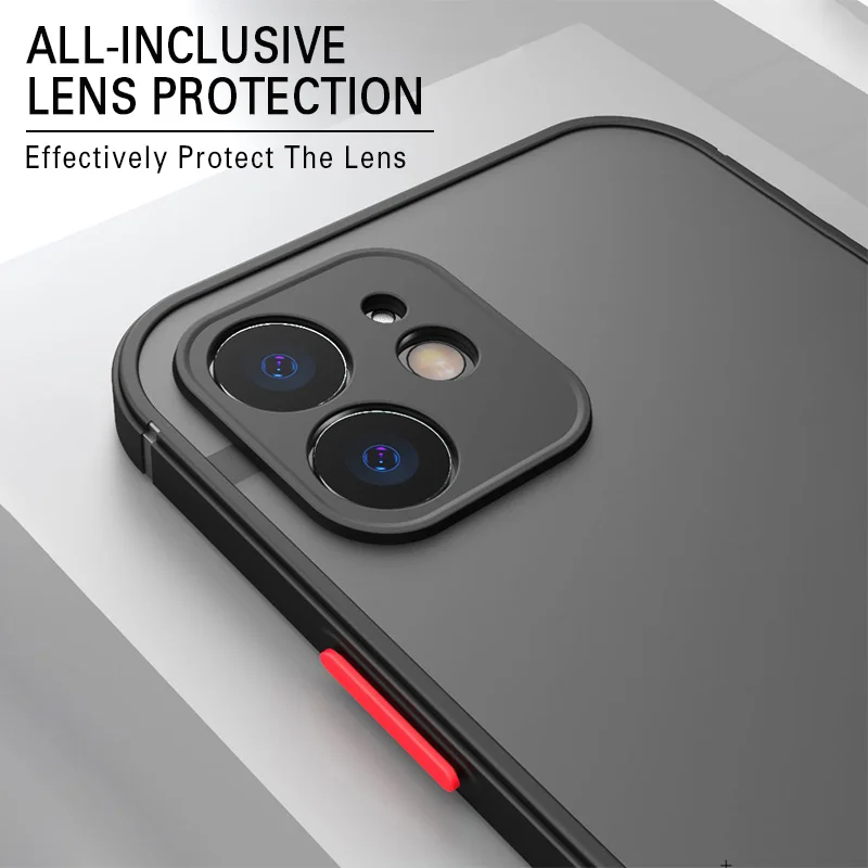 Lujosa funda a prueba de golpes para iPhone, carcasa dura de silicona transparente para iPhone 11, 12, 13 Pro, Max, XR, XS, X, 7, 8 Plus, SE Mini