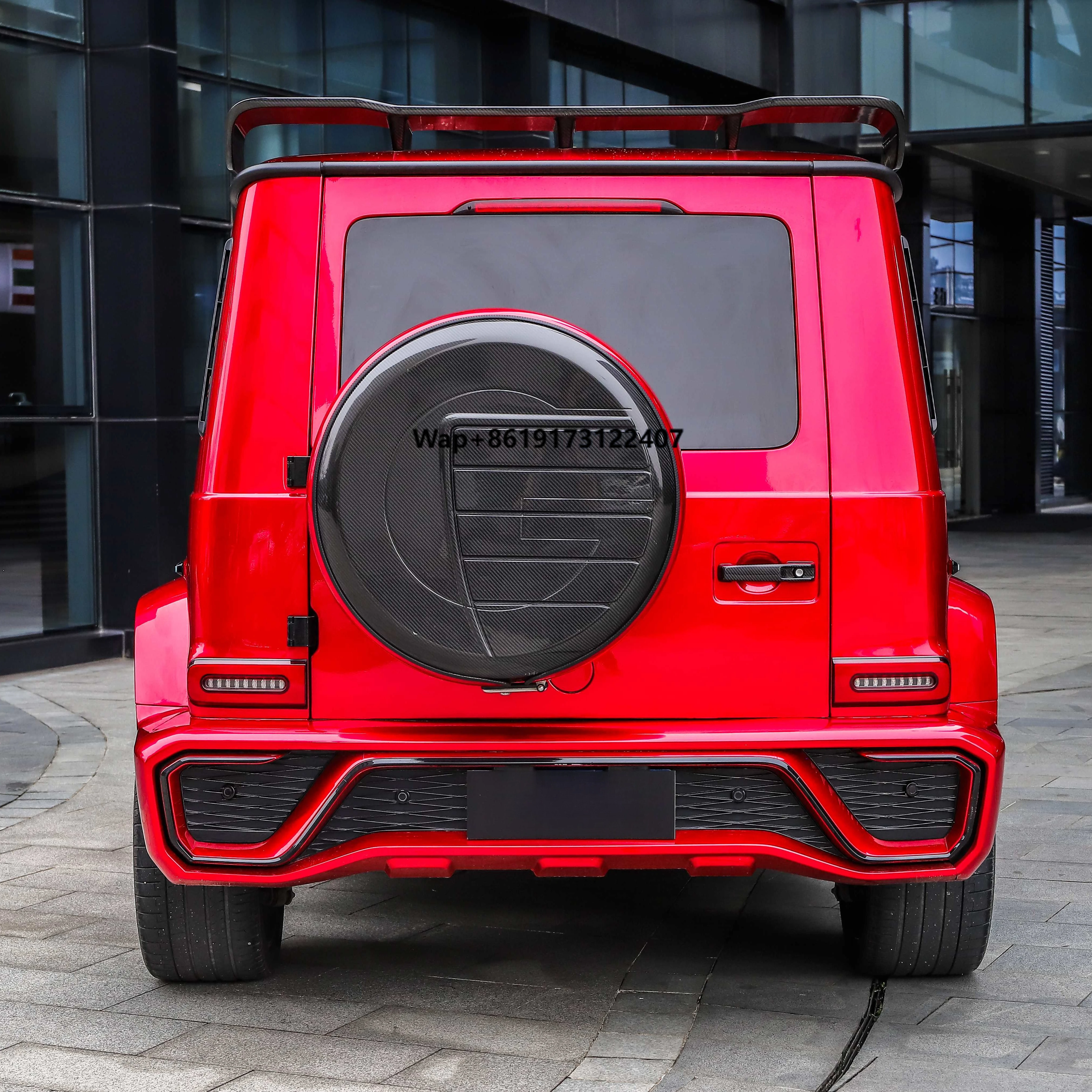 

G Wagon W464 W463a G63 G500 G400 Poseidon Spare Tyre Cover for W464 W463a G63 G500 G400 Dry Carbon Rear Wheel Cover
