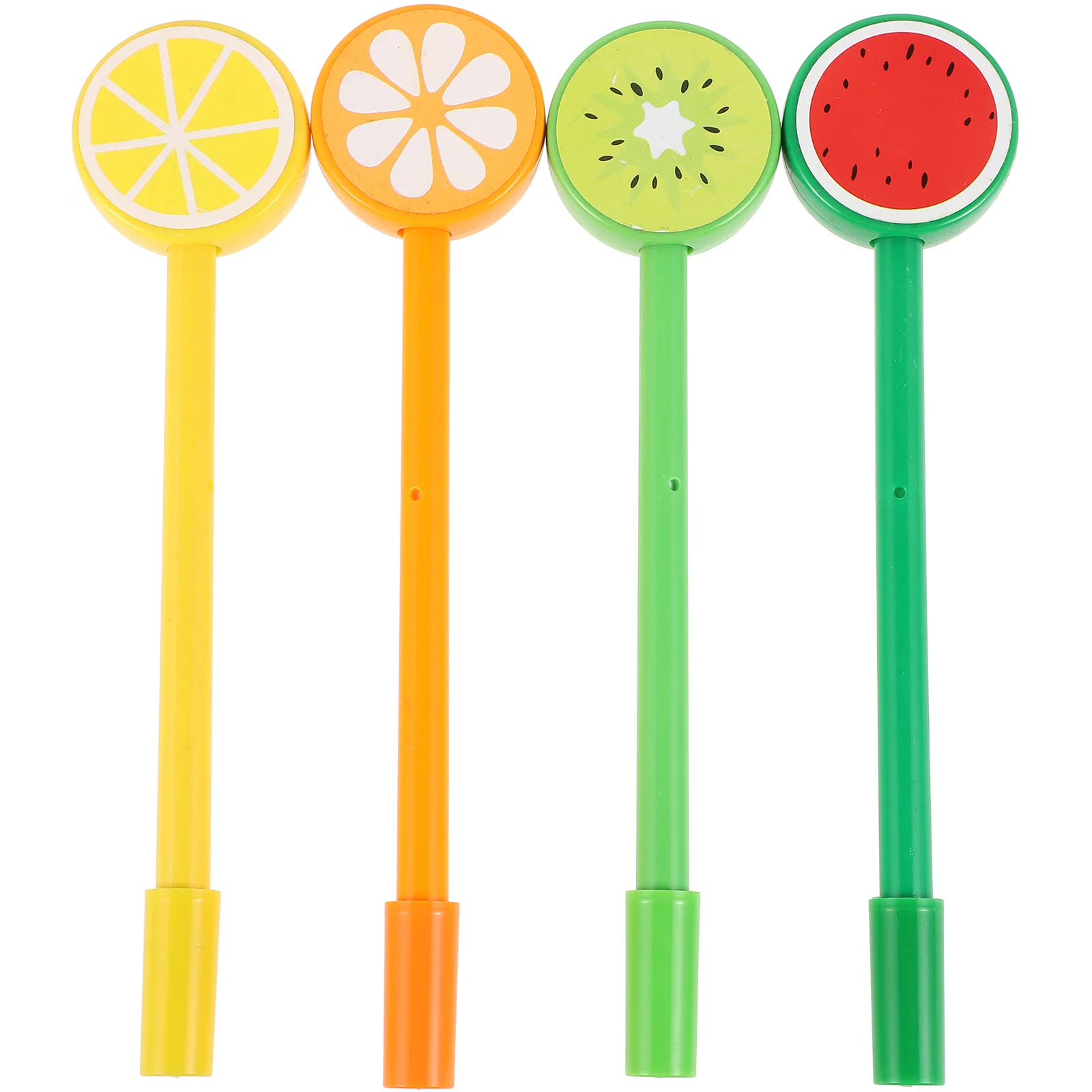 

12 Pcs Fruit Gel Pen Portable Writing Sign Pens Cute Kids for Girls Plastic Tool Office Student