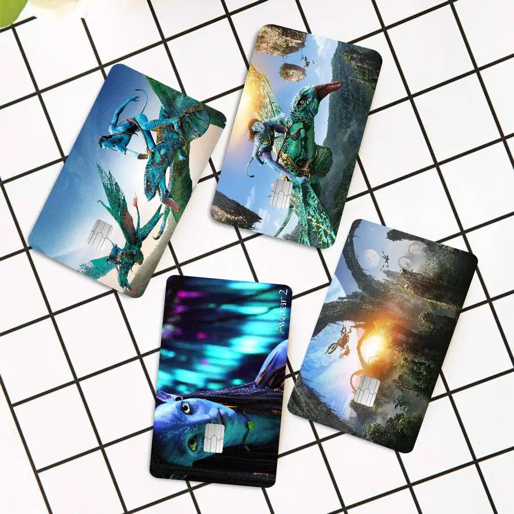 Film A-Avatar Game Anime Sticker Film Skin Cover Case For Small Large No Chip Debit Credit Card Front Side