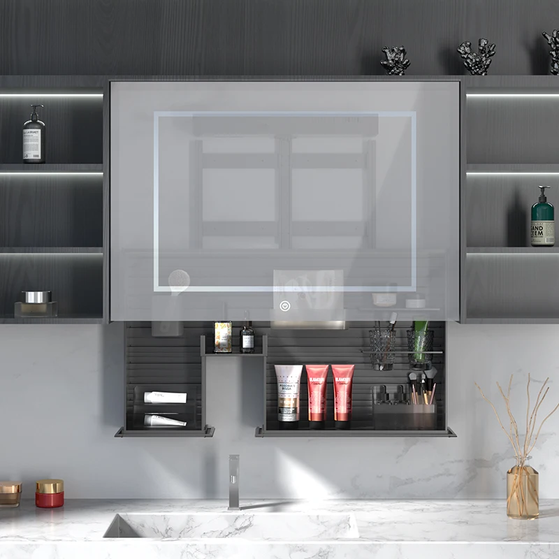 cabinet vertical lift pull basket electric intelligent voice touch control pull down automatic seasoning pull basket cabinet