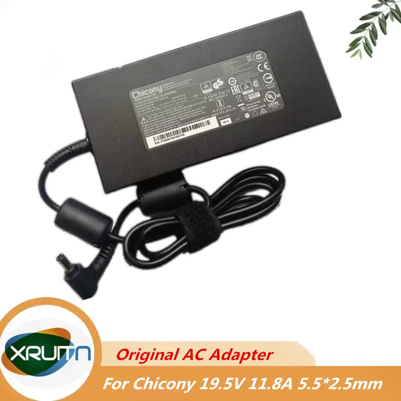 

Original AC Adapter Charger For Chicony 19.5V 11.8A 230W 5.5x2.5mm A17-230P1A A230A015P MSI Hasee Laptop Power Supply