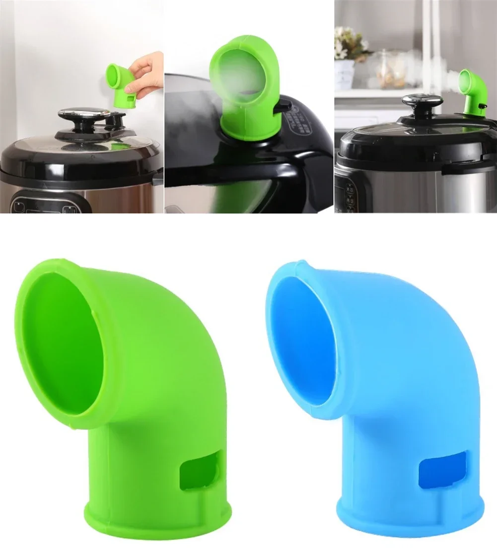 360 Rotating Pressure Cooker Steam Diverter Release Valve Accessories Silicone Pot Pressure Cooker Steam Release Pipe