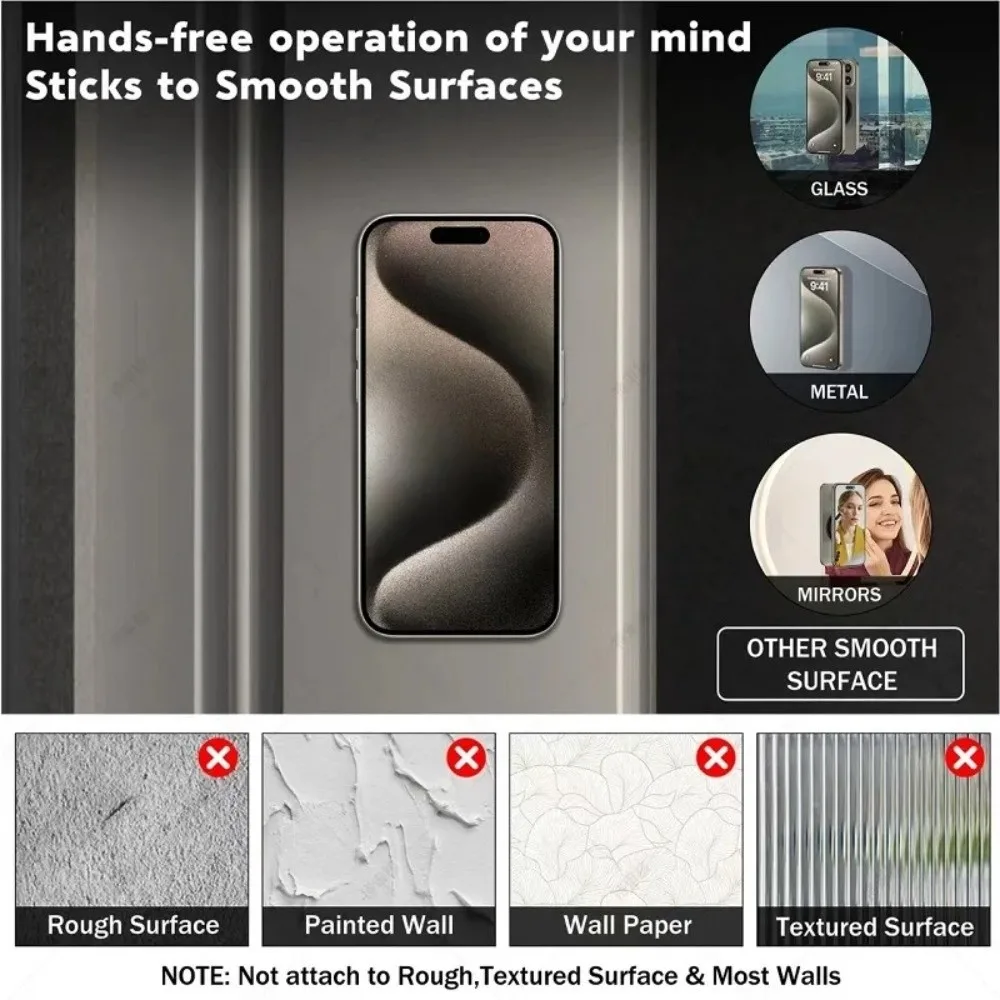 

Круглый держатель для телефона на присоске, силиконовый двусторонний держатель на палец на присоске, карманная розетка, присоска, подставка для телефона