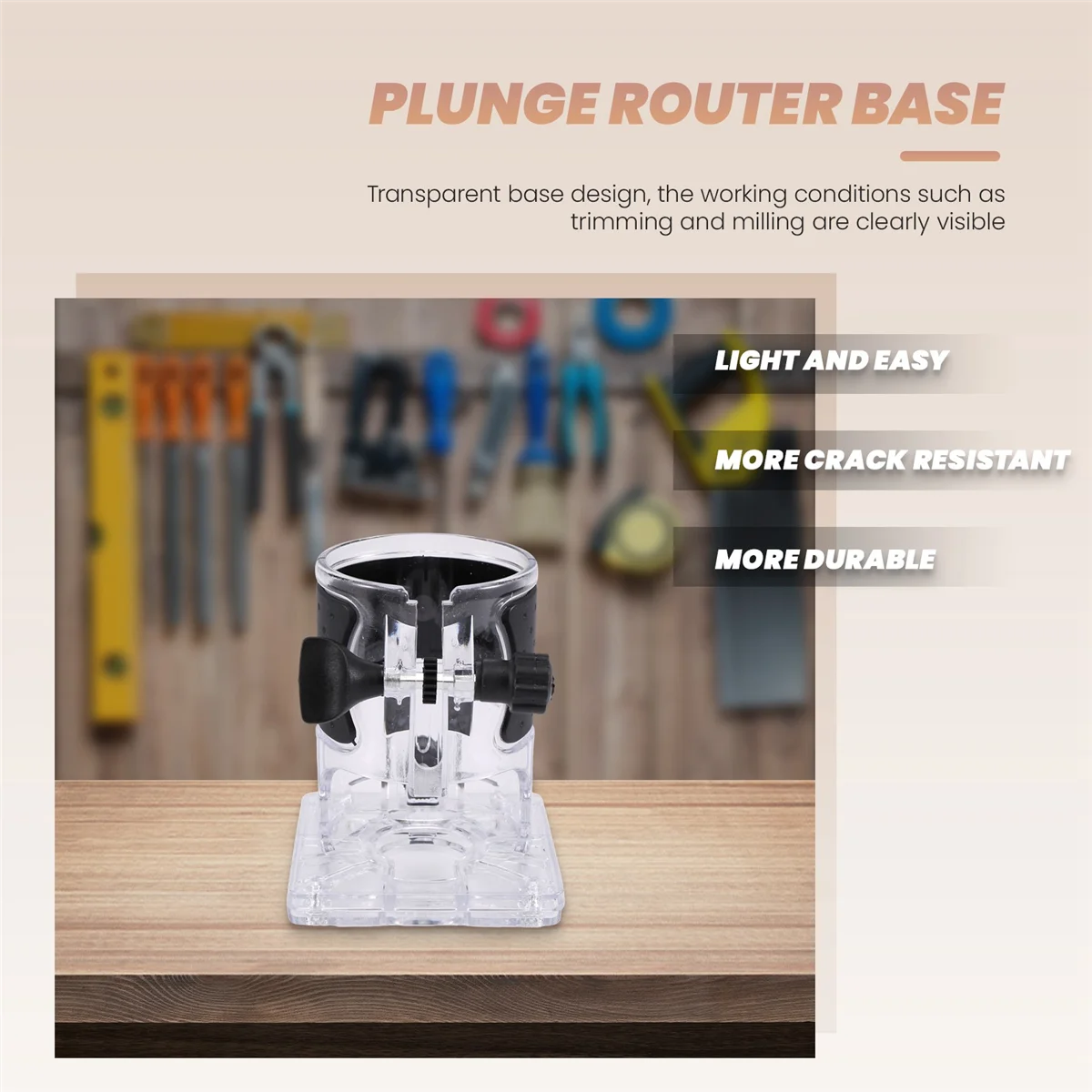 AT77 Trimmer Machine Base Woodworking Cutter Electric Trimmer Machine Base Power Tool Accessories Plunge Router Base