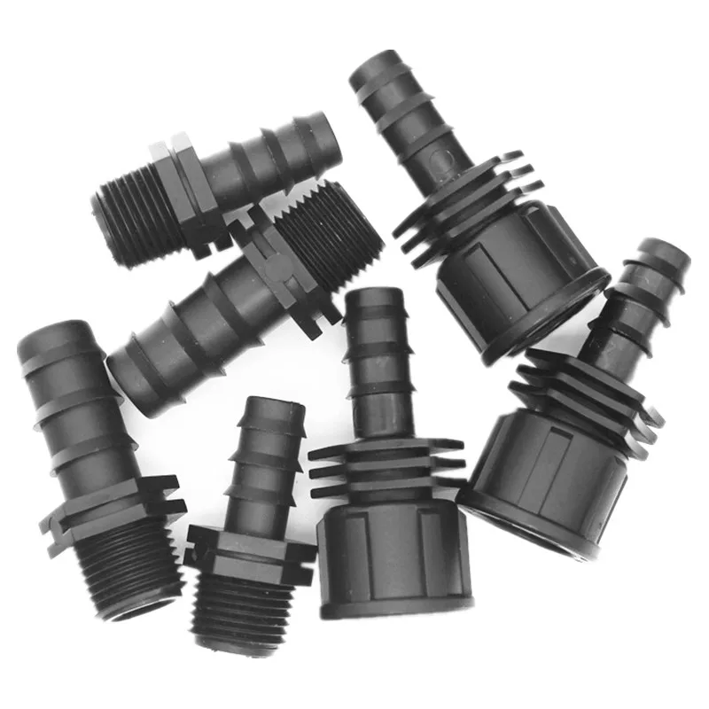 14 raccords de tuyau de jardin de 16 mm et 20 mm, adaptateurs de robinet vers filetage femelle BSP européen de 1/2'' et 3/4'', pour système d'irrigation goutte à goutte