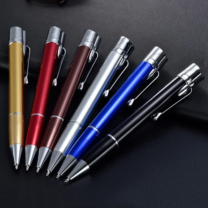 New Round Pen Inflatable Windproof Lighter Multi functional True Pen Gas Direct Charge Personalized Signature Pen Business Gift