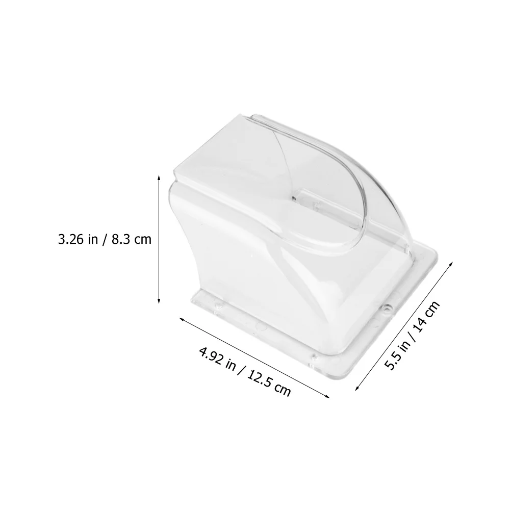 

2pcs Access Control Machine Rain Cover Doorbell Switch Outdoor Keypad Weatherproof Shelter Pc Durable Security Device Cover For