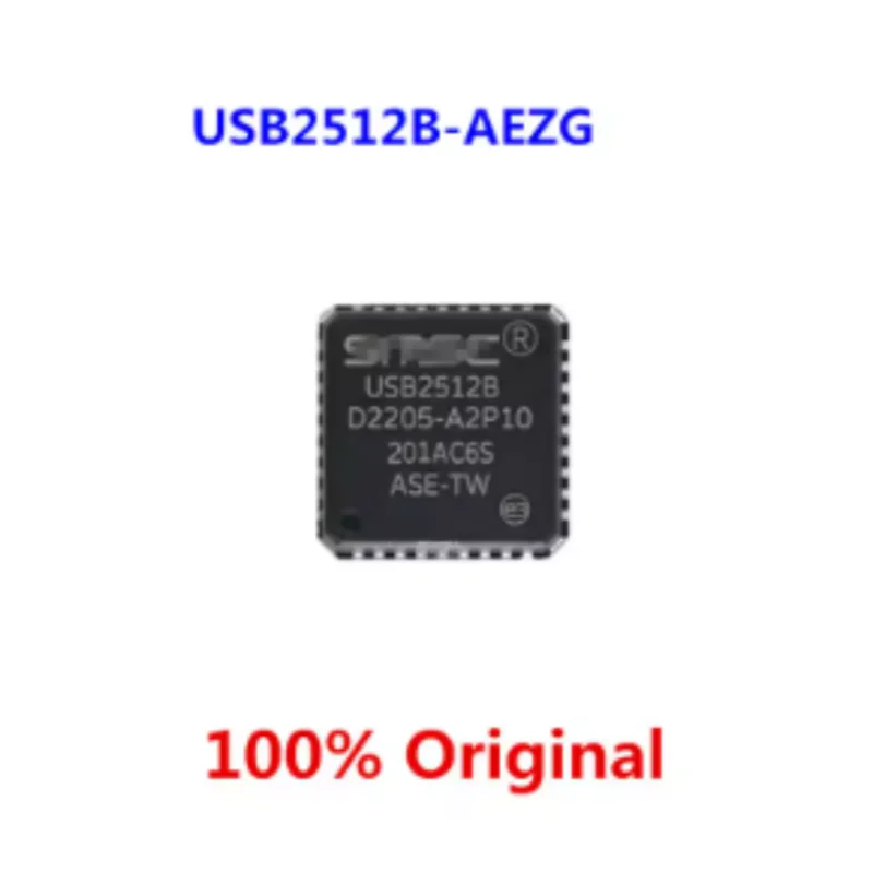 5PCS USB2244-AEZG-06 USB2512B-AEZG USB2244I-AEZG-06 USB2.0 Hub & SD Card Reader Controller IC 36QFN 6x6 SMD Interface