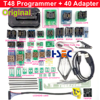 Newes Original T48 Programmer XGecu TL866II Plus-3G usb universal Minipro TL866 Flash eeprom NAND EMMC BGA adapter socket