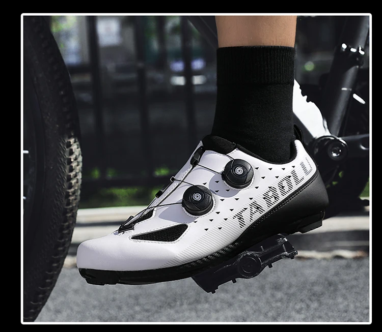Herren- und Damen-Mountainbike-Schuhe, professionelle atmungsaktive MTB-Schuhe mit harter Sohle, rutschfeste Rennradschuhe. – Detail 20