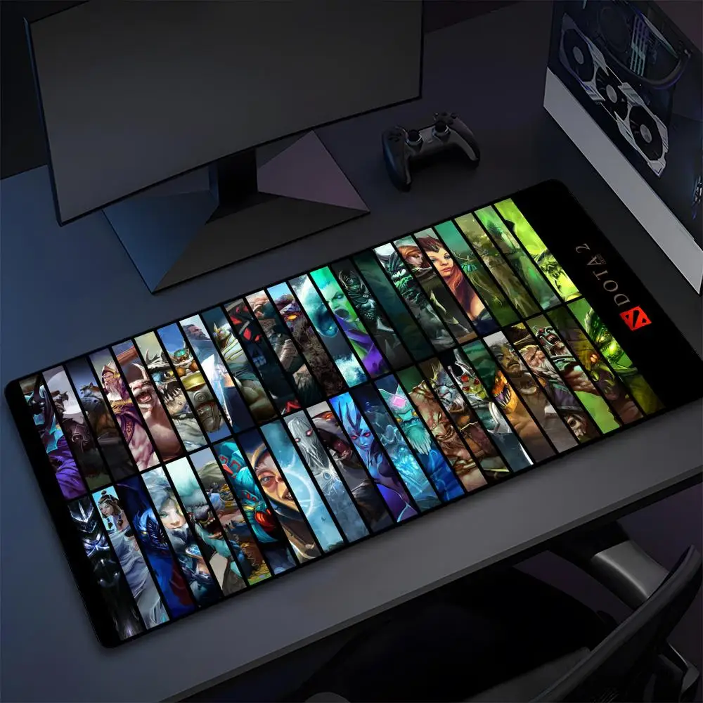 DOTA 2 لوحة ماوس كبيرة عالية الجودة من المطاط الطبيعي لوحة ماوس الكمبيوتر المحمول الأكثر احترافية وقابلة للغسل