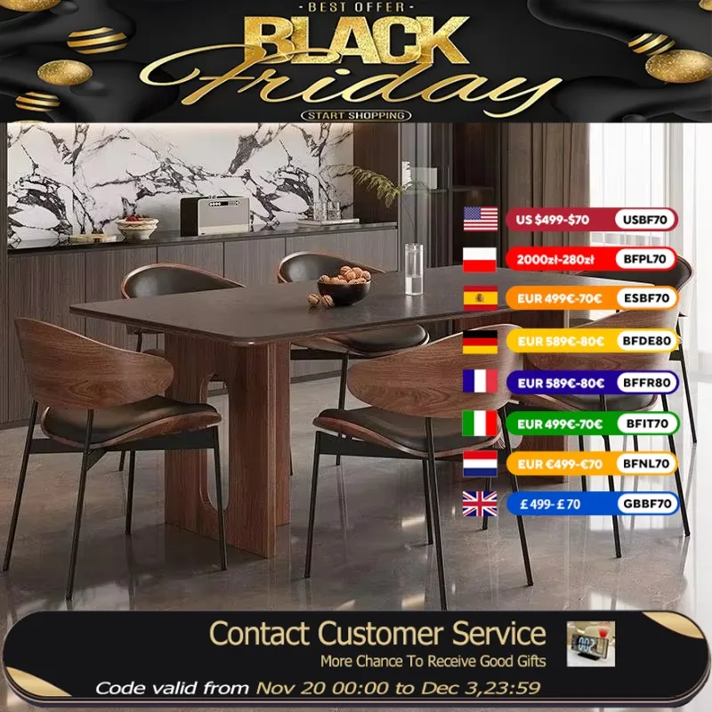 

Black Square Dining Tables Nordic Design Party Living Room Dining Tables Kitchen Luxury Modern Tavolo Pranzo Furniture Home