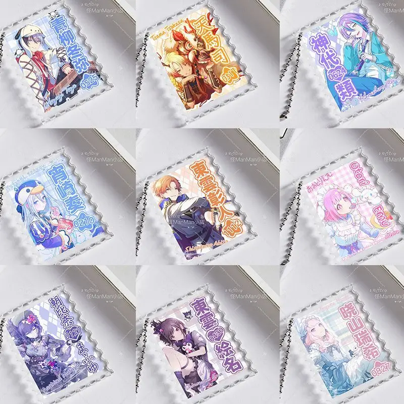 Project Sekai Yoisaki Kanade Asahina Mafuyu Tenma Tsukasa Aoyagi Toya Akiyama Mizuki Shinonome Akito HD Acrylic Keychain Pendant