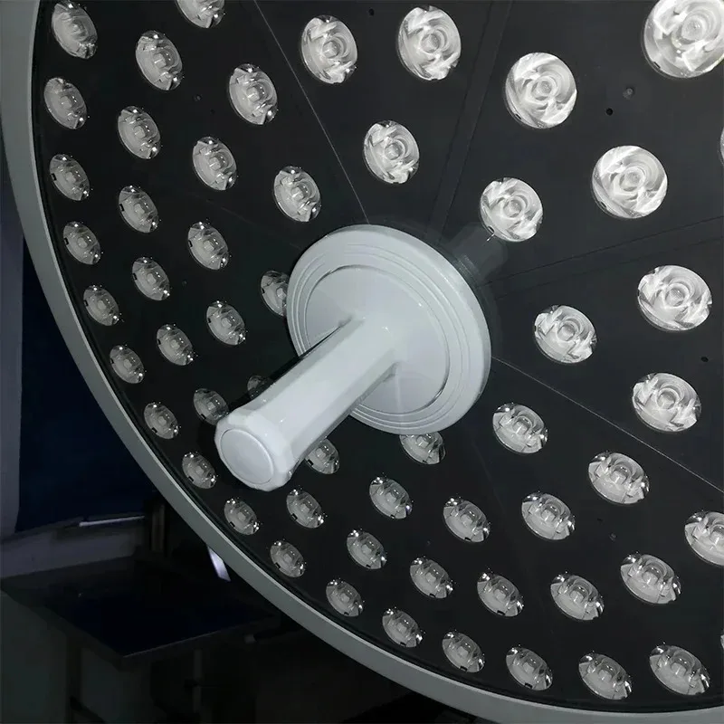 

2026 Напольный ветеринарный бестеневой светильник Deluxe Arm LED500 Операционный светильник Мобильный медицинский бестеневой светильник на продажу