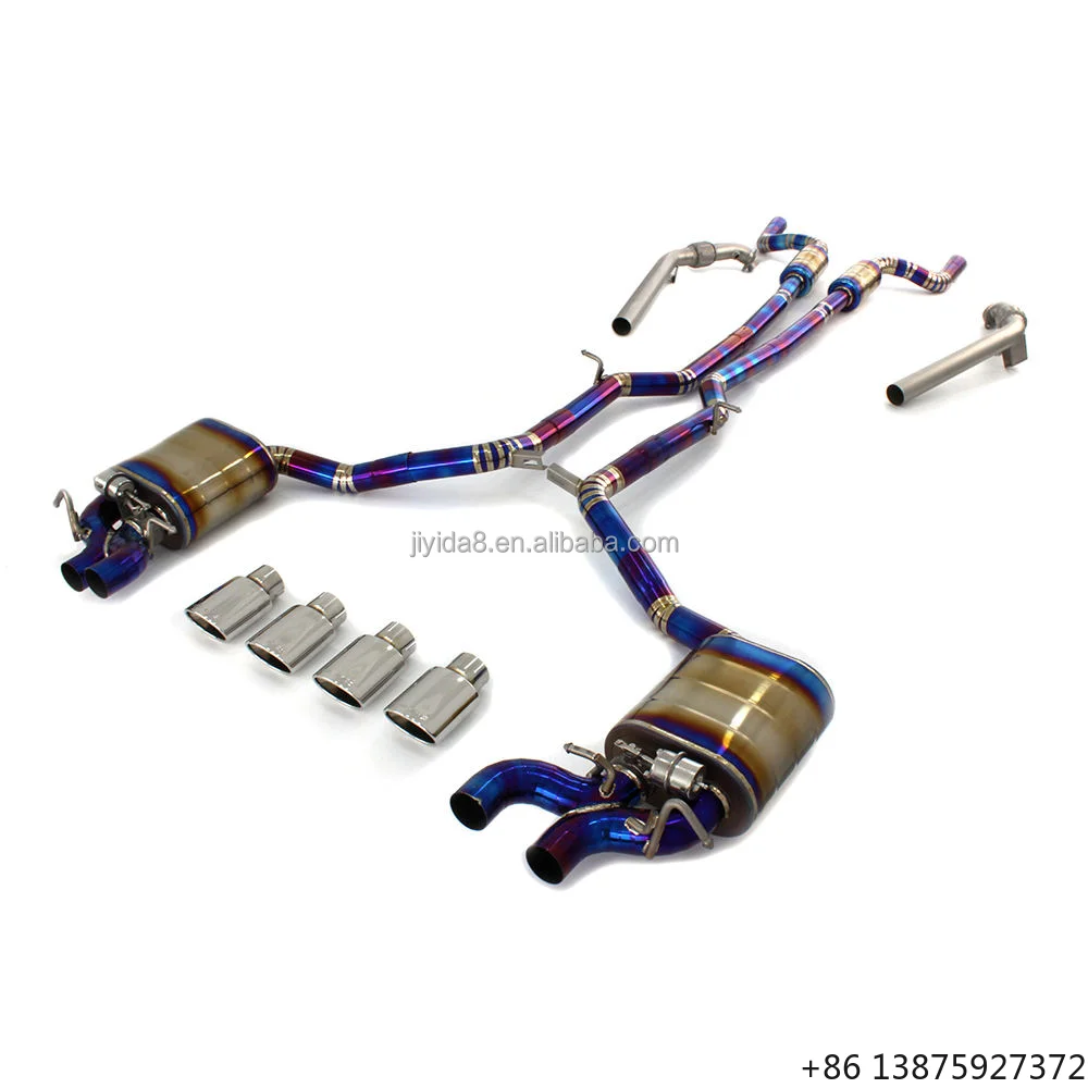 

Выхлопная система JYD Catback для Mercedes-C63 C63S W205 4.0T 2015-2020: титановый глушитель и выхлопные трубы