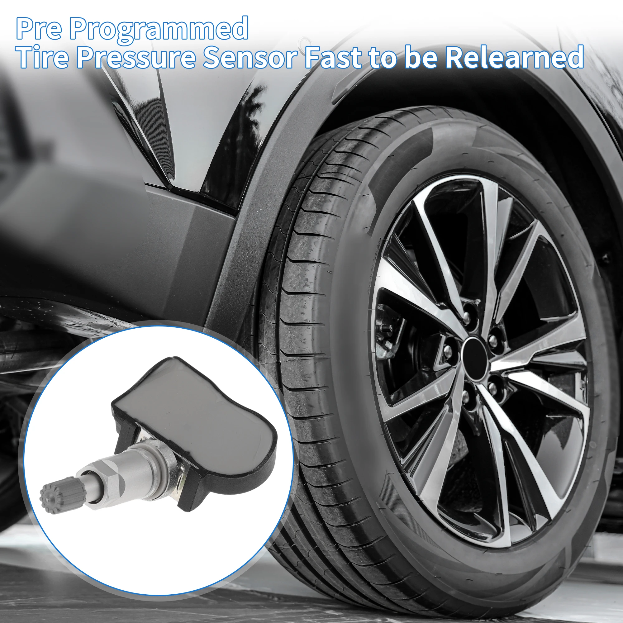 Sensor Tekanan Ban UXCELL Sensor TPMS 315MHz No.407001LA0A/407001LA0C/407001LA0D/407003AN1A untuk Infiniti EX35 Journey 11-13