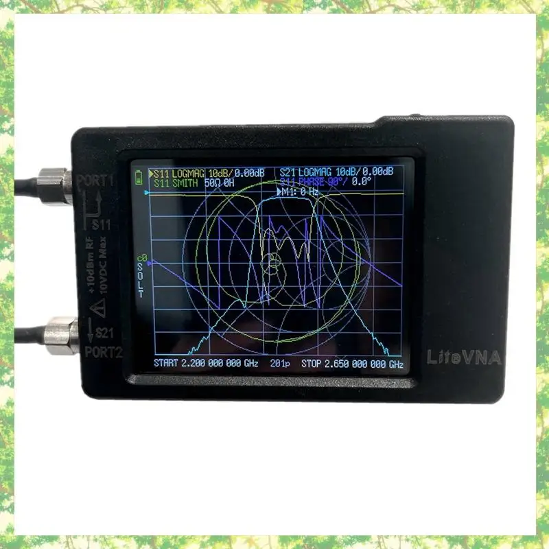 Smart-2X Litevna-64 50Khz-6,3 Ghz Litevna 4 pulgadas pantalla táctil analizador de red vectorial analizador de antena UHF actualización de Nanovna
