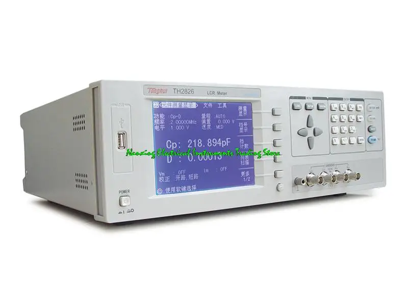 Tonghui TH2826 High Frequency Economic LCR Meter Capacitance inductance resistance tester 20Hz-5MHz Step 10mHz,Hi-accuracy 0.1%