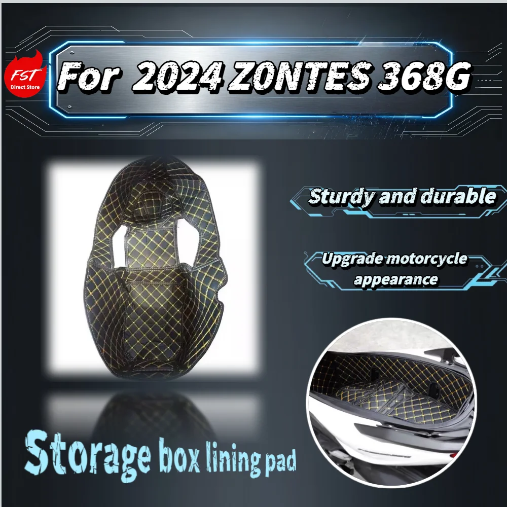 zontes-368g-2024-レザー収納ボックスライナーパッドシートバケットプロテクターマット交換部品