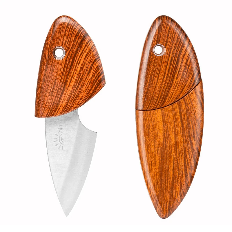 11CM Mini Pocket Small Fat Pork Fruit Knife Outdoor Dismantling Express Portable Small Fat Dolphin Knife